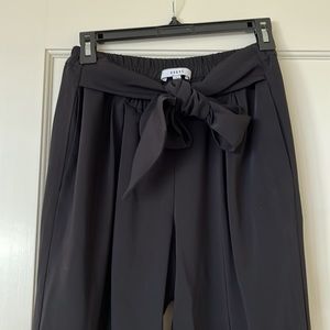 Black tie pants